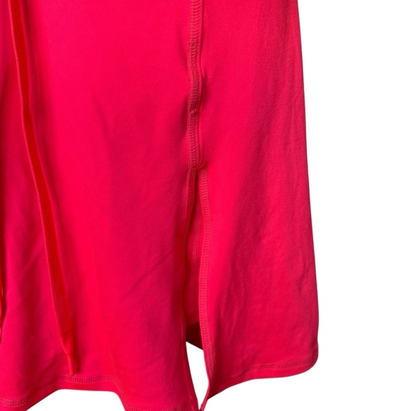 Free People Movement Easy Does It Dress Skortsie Mini Sunset Pink Large NWOT - Picture 8 of 12